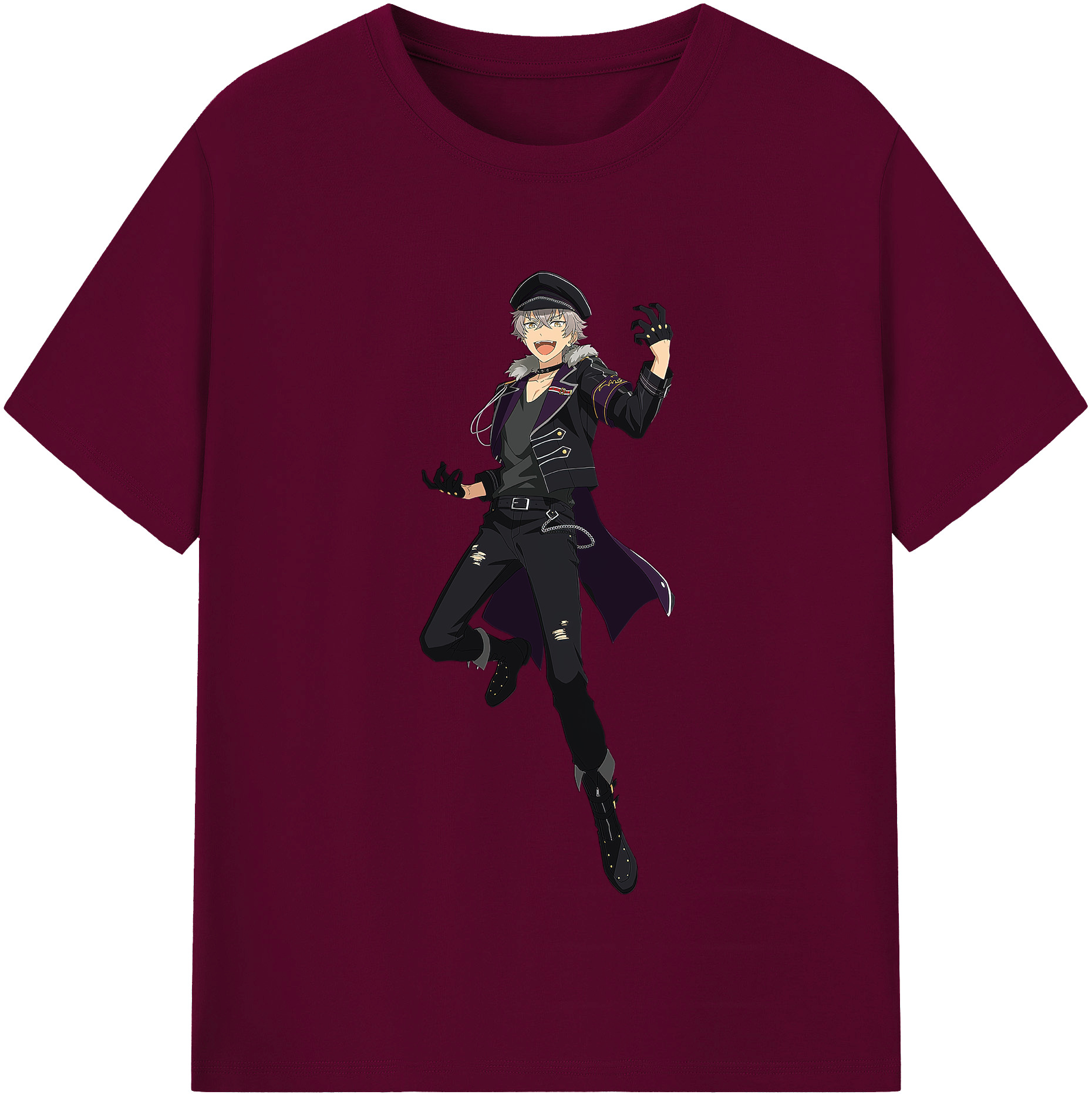 （画像用） あんさんぶるスターズ! Ensemble Stars レディースカジュアルプリントTシャツ（綿100％）